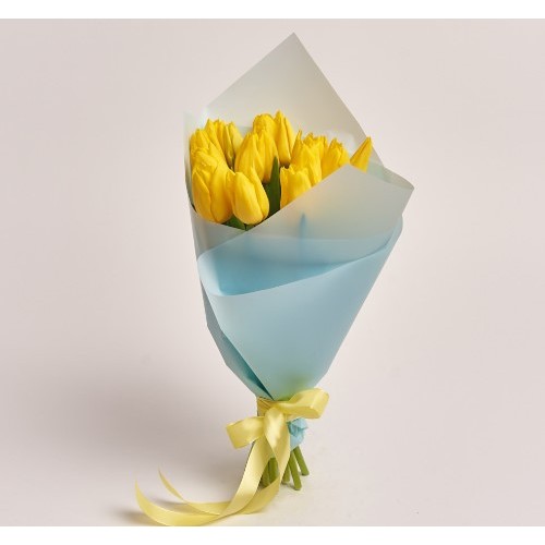 15 Sarı Lale Buketi